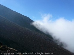 七合目付近