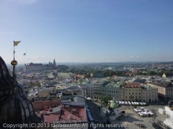 クラクフの町並み