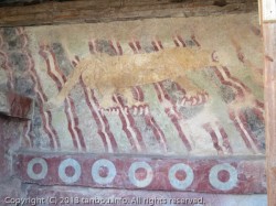 ピューマの壁画